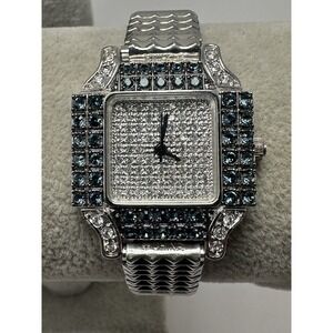 Cenere BW-260 New Battery Ladies Watch 27MM 6" Stretch Band Rare Rhinestones M86